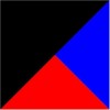Negro-Azul-Rojo