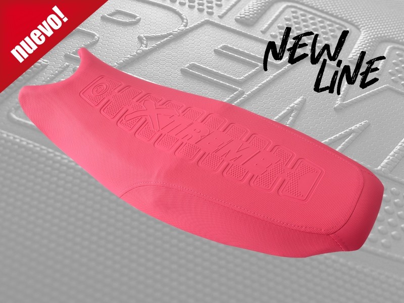 Funda Zanella RX150 / CG125 2000 Cuerina Estampada Rosa