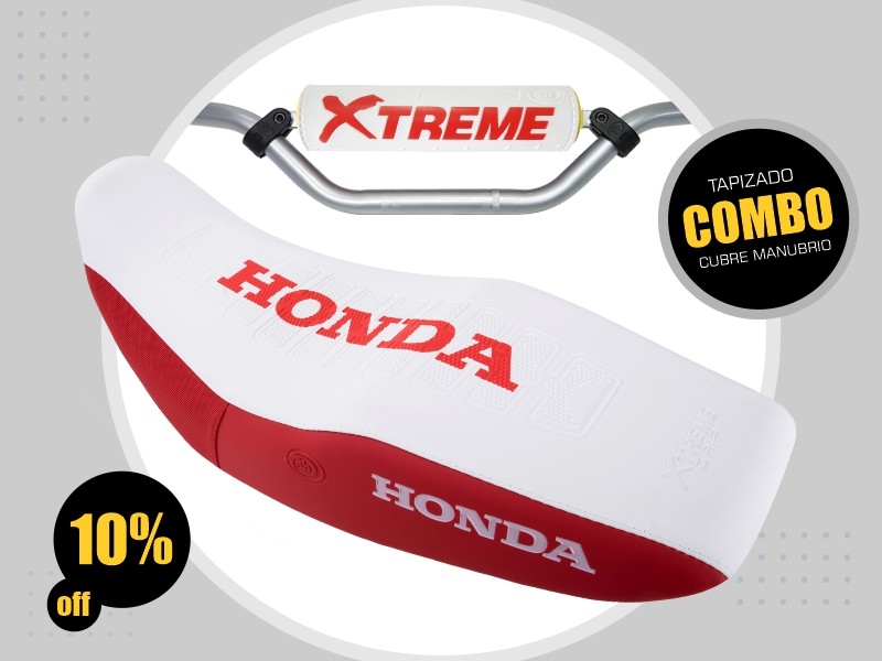 Combo Tapizado XTREME Honda Bross XR 125 / 150 + PAD X-3