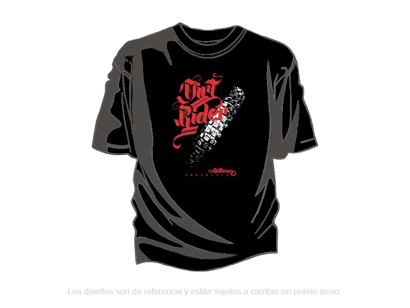 Remera Estampada DIRT RIDER Negra