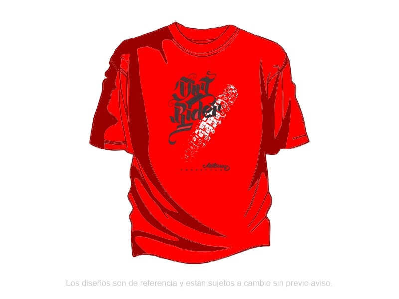 Remera Estampada DIRT RIDER Roja